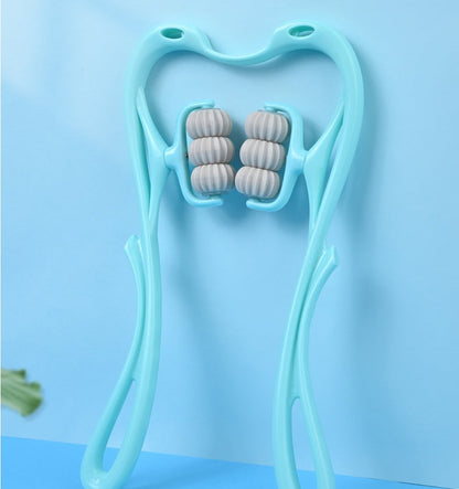 6-Wheel Massage Roller – Relaxing Neck & Body Massager for Recovery